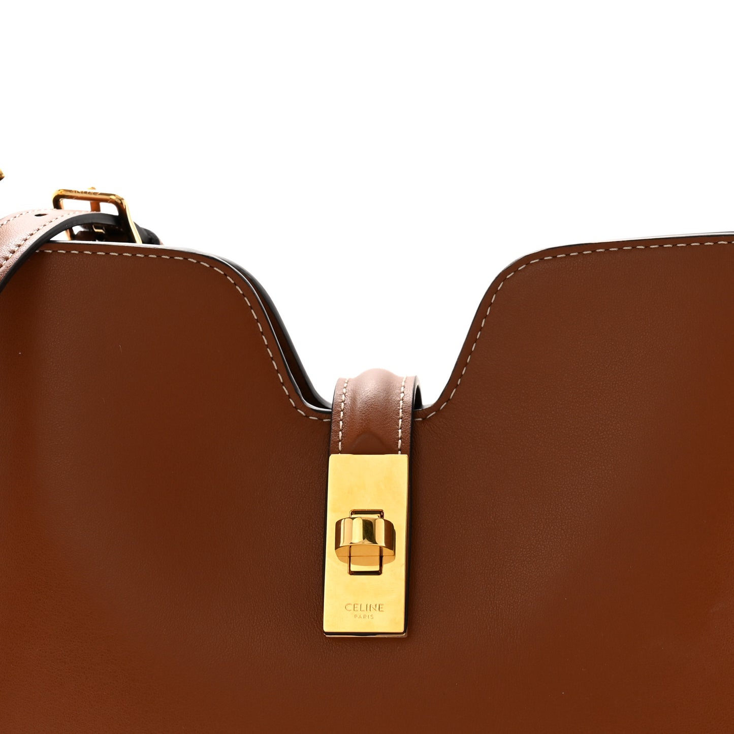 Smooth Calfskin Small Camille 16 Soft Bag Tan