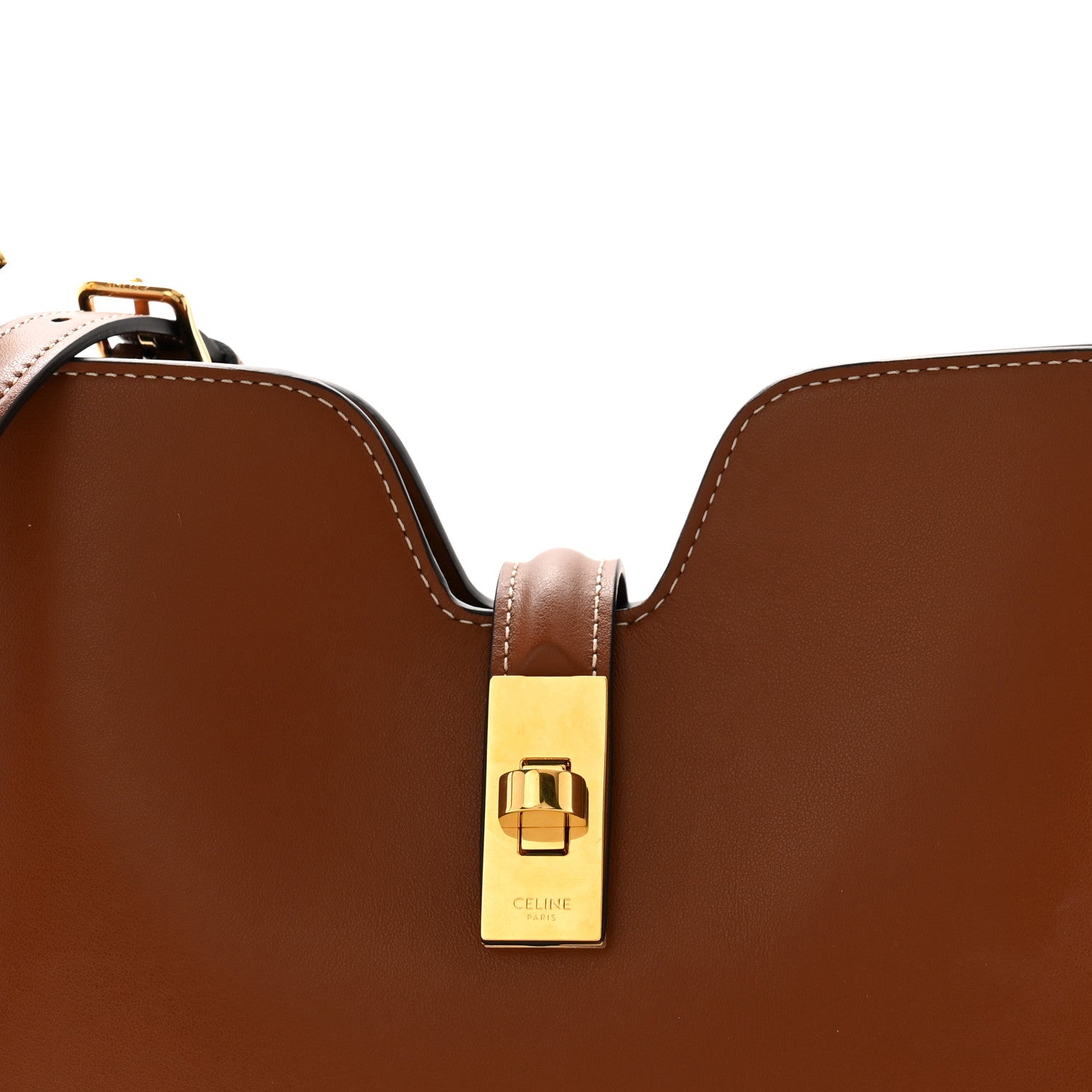 Celine Smooth Calfskin Small Camille 16 Soft Bag Tan 8 of 10