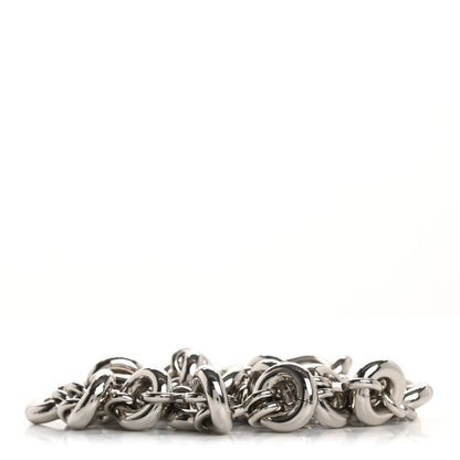 Loewe Aluminum Stainless Steel Donut Chain Shoulder Strap Silver 2 of 4