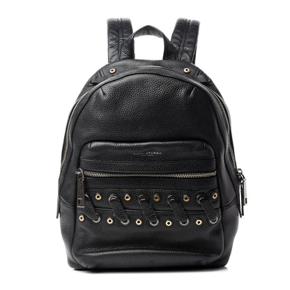 Marc Jacobs Calfskin Stitched Biker Backpack Black 1 of 11