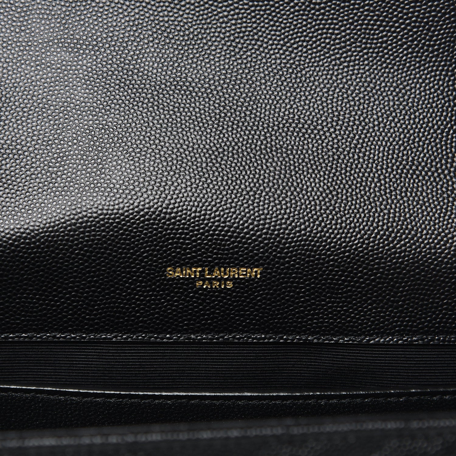 Saint Laurent Grain De Poudre Matelasse Chevron Medium Monogram Satchel Black 6 of 10