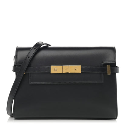 Saint Laurent Smooth Calfskin Manhattan Shoulder Bag Black 1 of 14