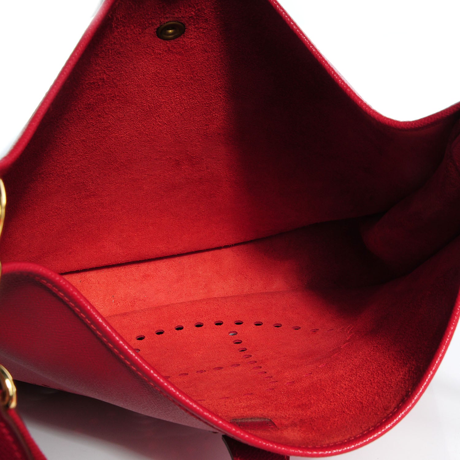 Hermes Courchevel Evelyne GM Rouge Vif 6 of 20