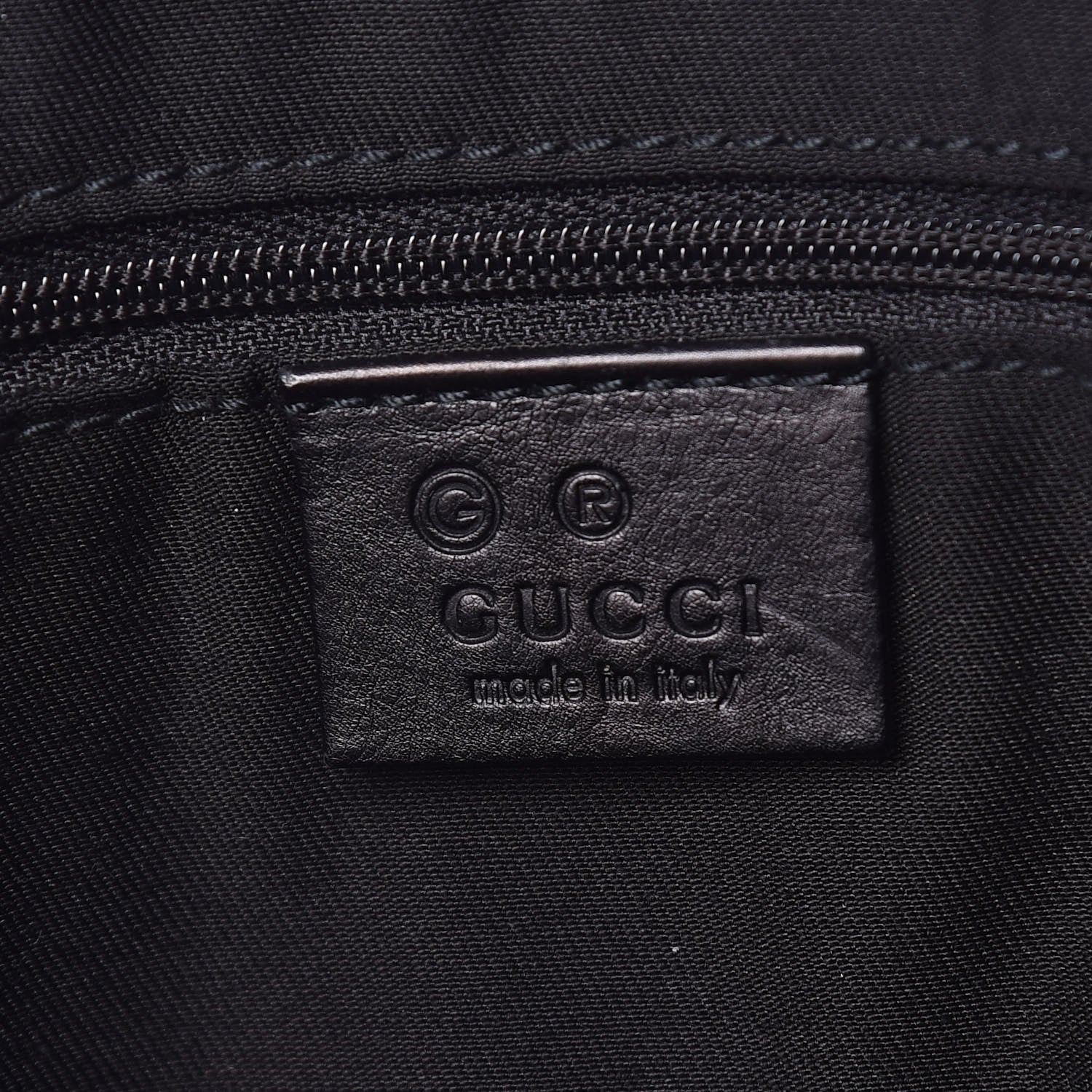 Gucci Denim Monogram Medium Jolicoeur Tote Black 6 of 12