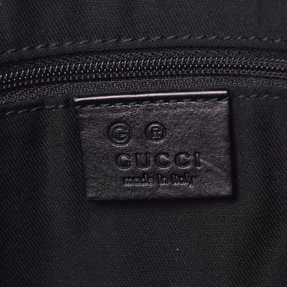 Gucci Denim Monogram Medium Jolicoeur Tote Black 6 of 12
