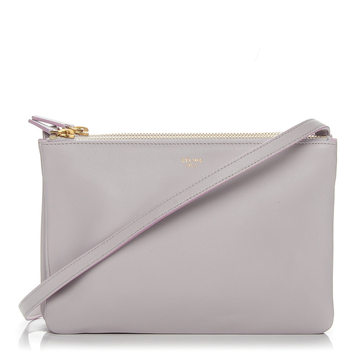 Celine Smooth Lambskin Small Trio Crossbody Bag Magnolia 1 of 7