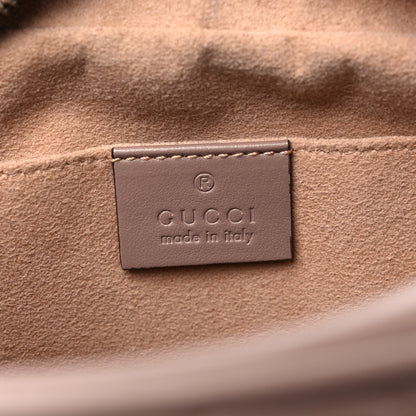 Gucci Calfskin Matelasse Small GG Marmont Chain Shoulder Bag Porcelain Rose 6 of 10