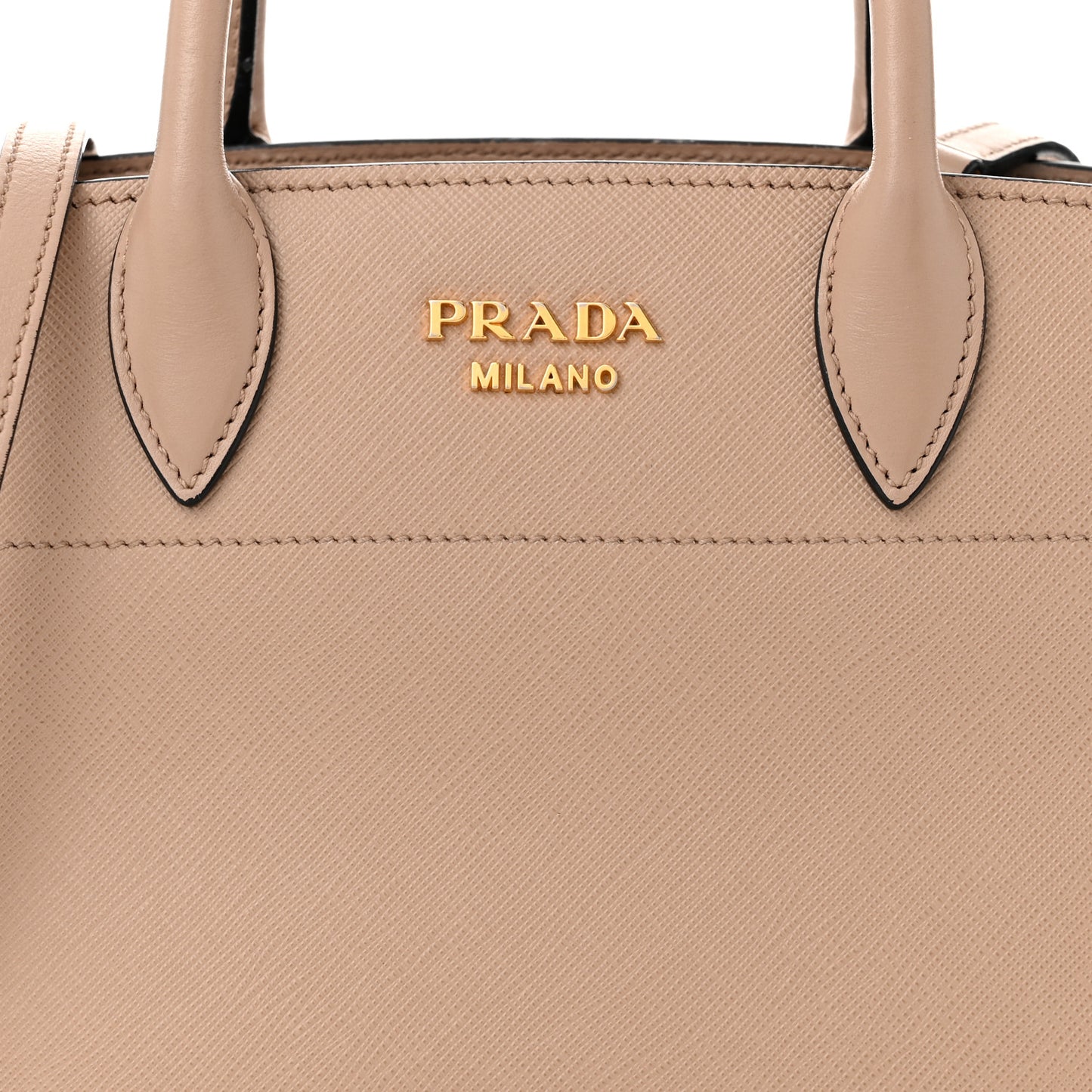 Saffiano City Calfskin Small Bibliotheque Top Handle Cammeo Granato