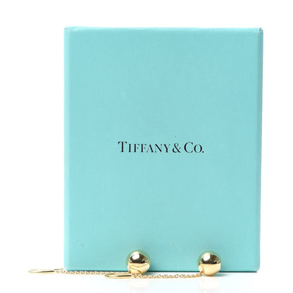 Tiffany 18K Yellow Gold 10mm HardWear Ball Hook Drop Earrings 5 of 5
