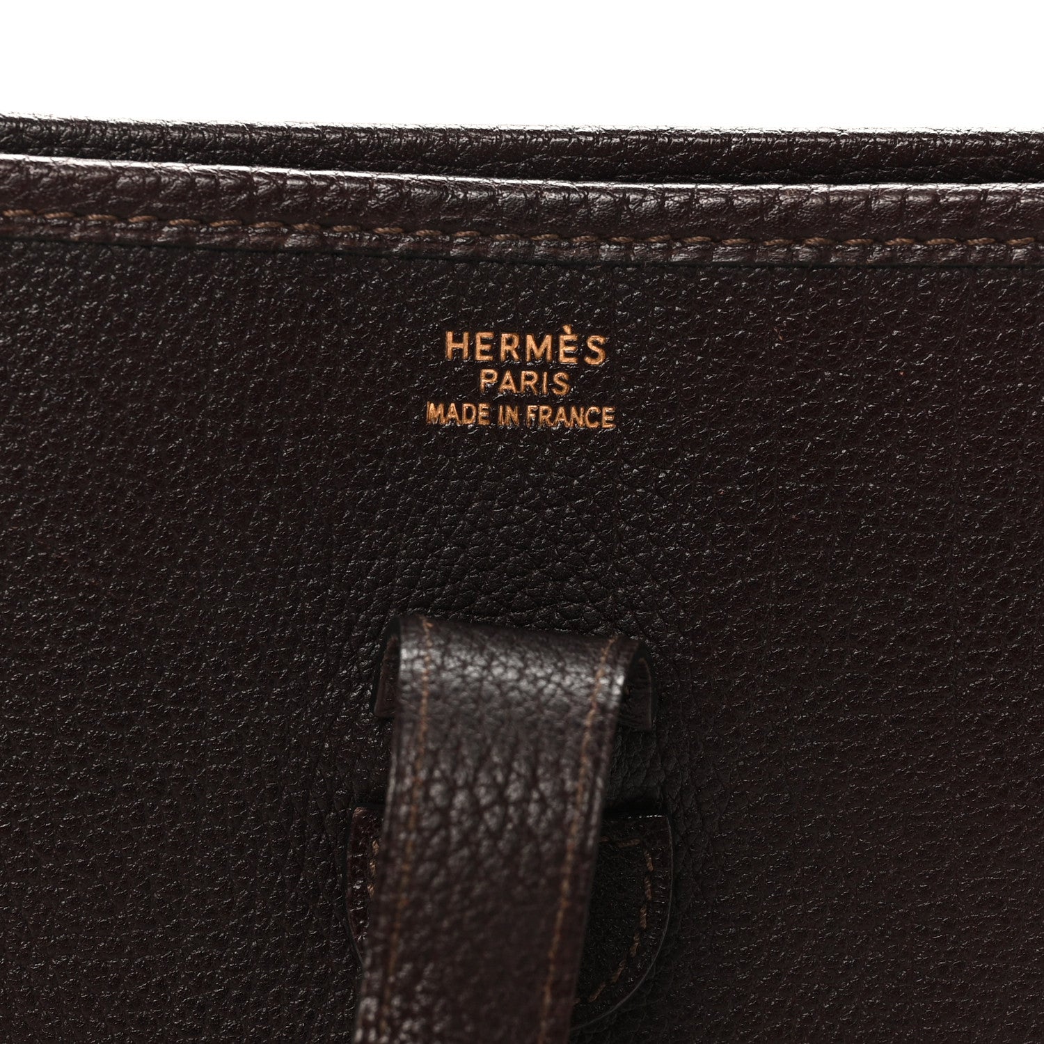 Hermes Fjord Evelyne GM Chocolate 7 of 10