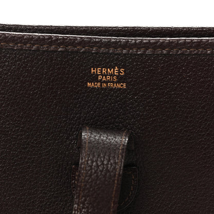 Hermes Fjord Evelyne GM Chocolate 7 of 10