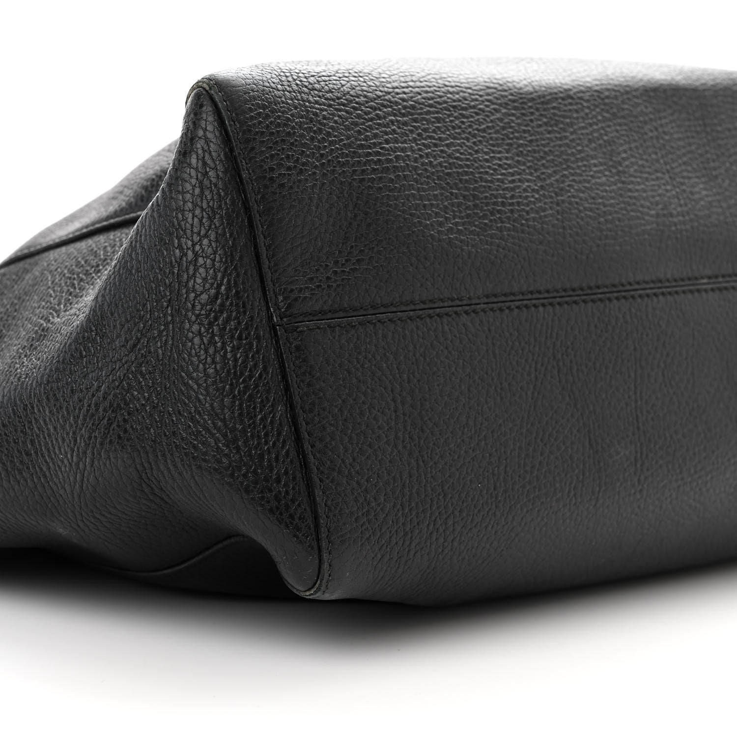 Gucci Pebbled Calfskin Medium Swing Tote Black 8 of 21