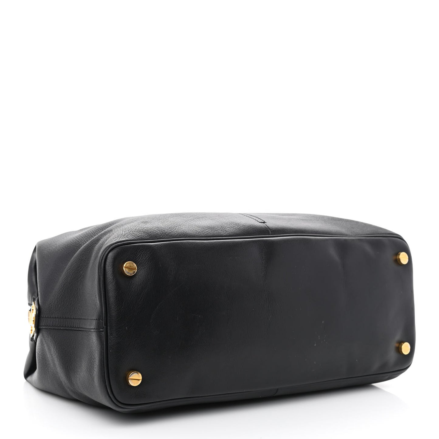 Calfskin Natasha Satchel Black
