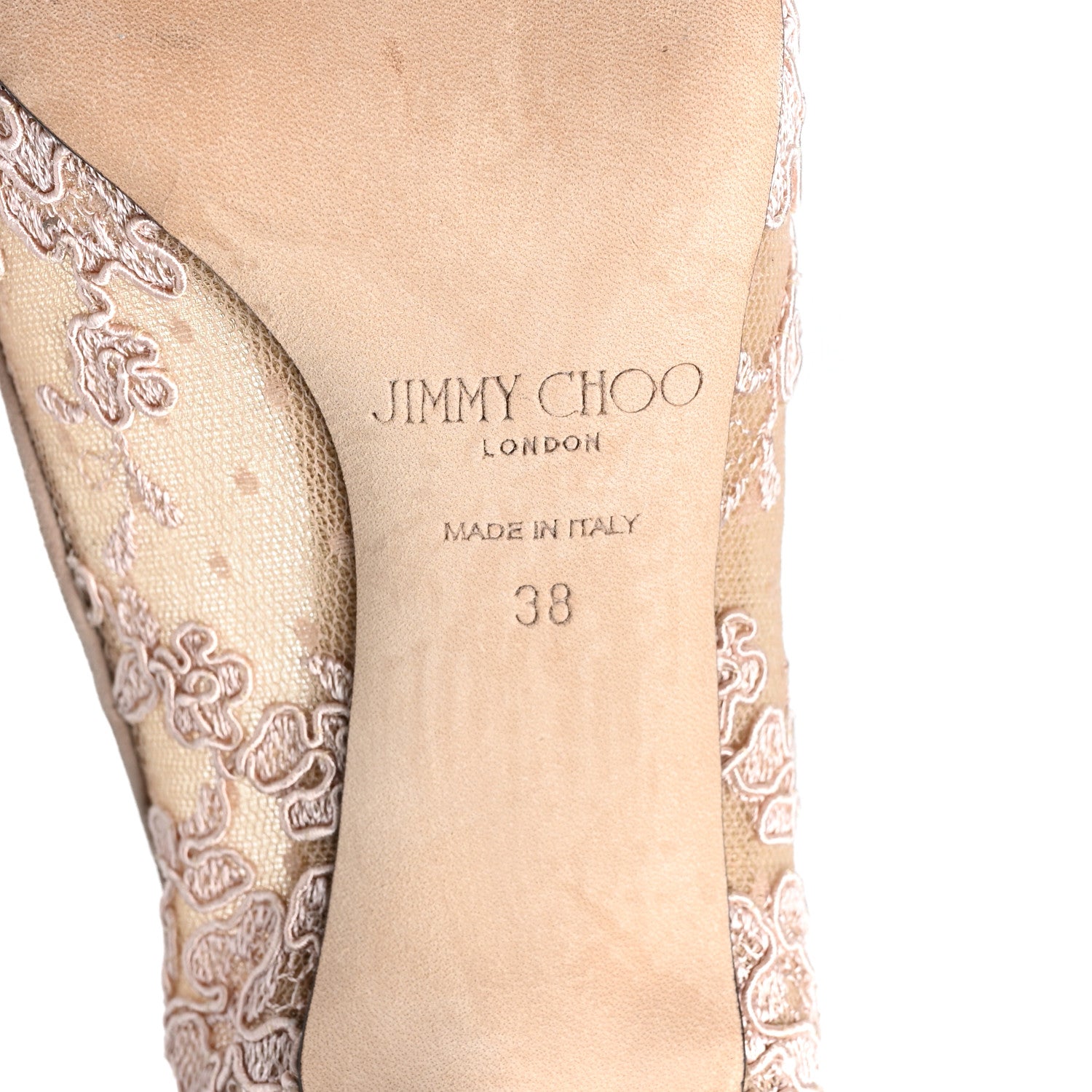 Jimmy Choo Lace Love 65 Pumps 38 Beige 6 of 7