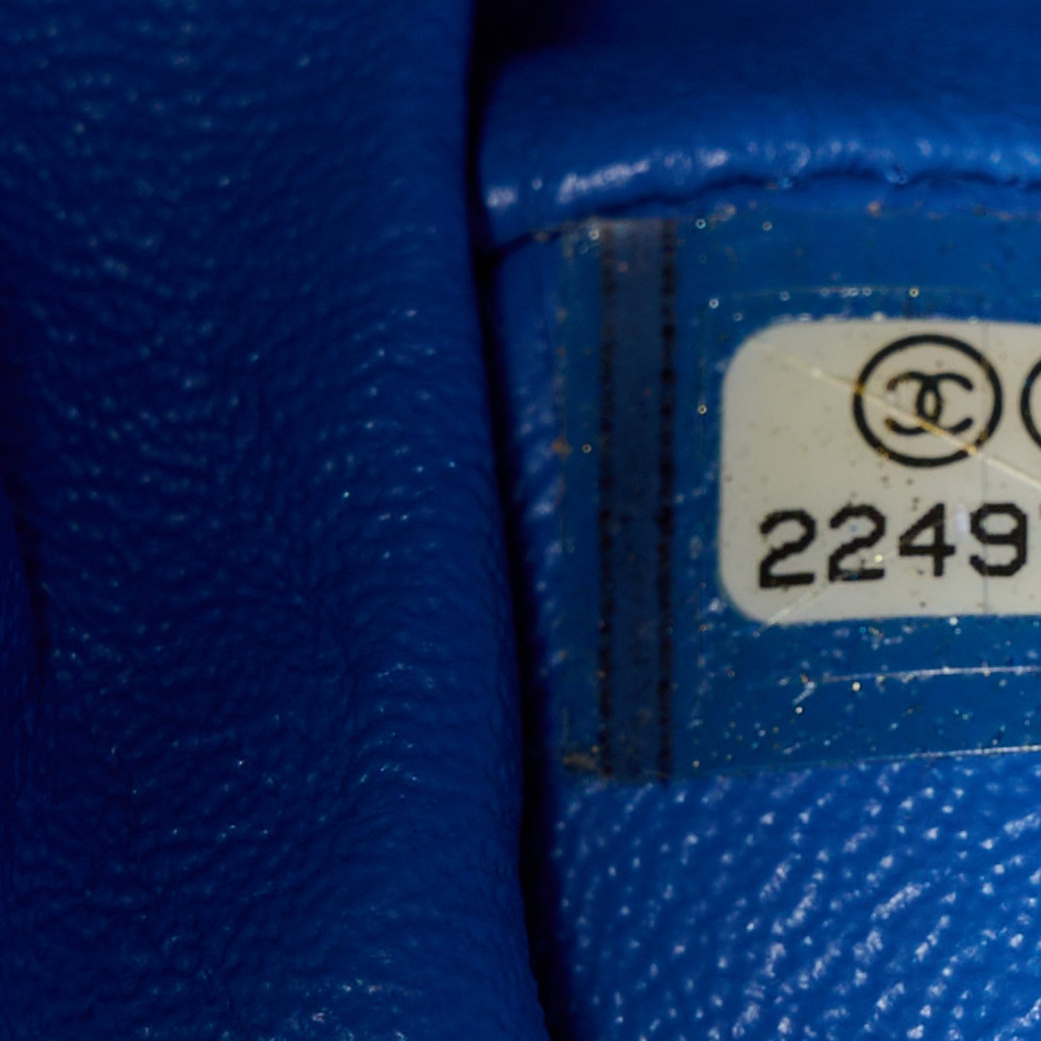Chanel Lambskin Quilted Mini Square Flap Blue 8 of 11