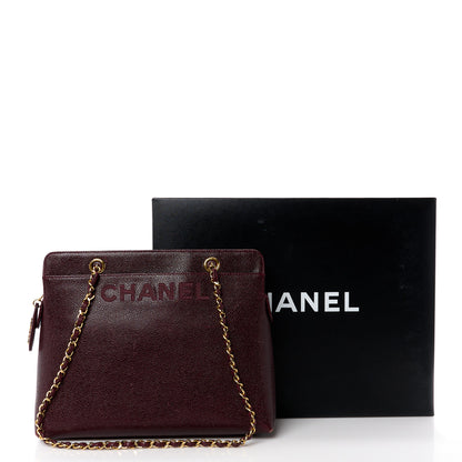 Chanel Caviar Shoulder Bag Bordeaux 14 of 14