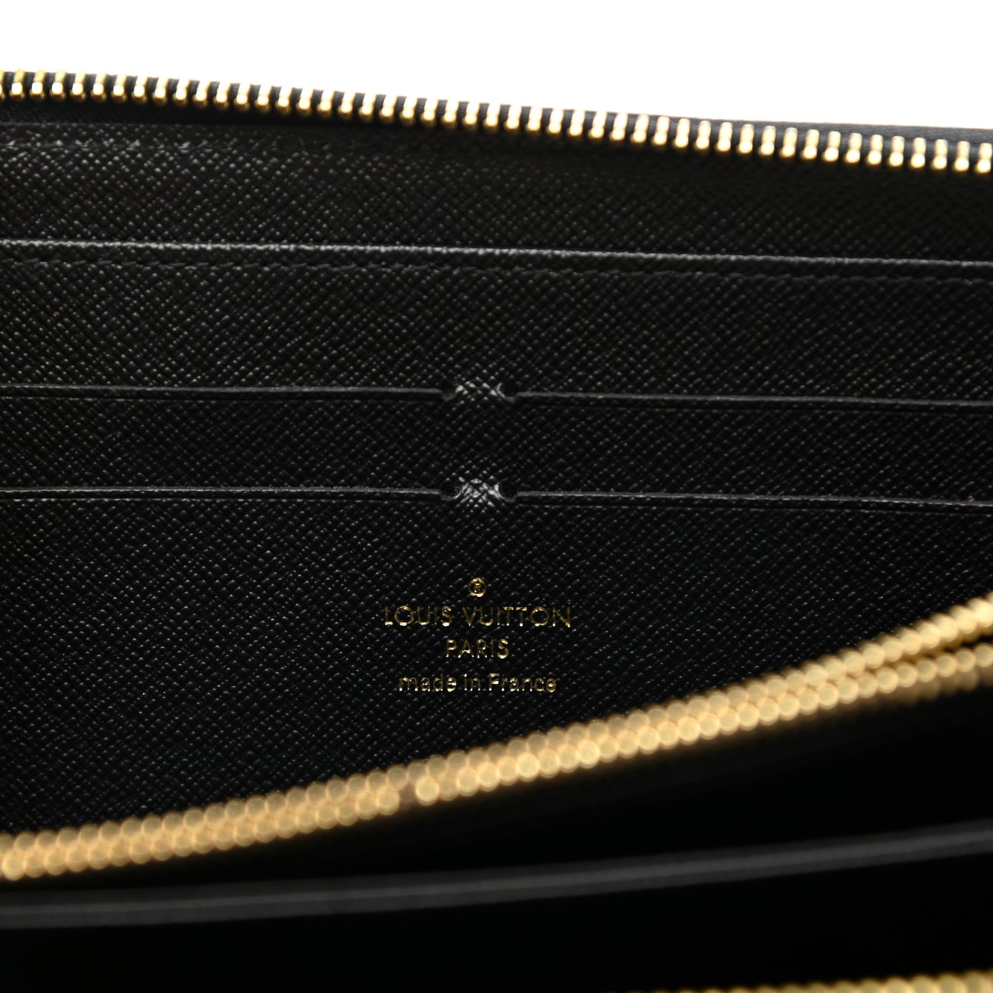 Calfskin Colored Monogram Zippy Wallet Blue Black