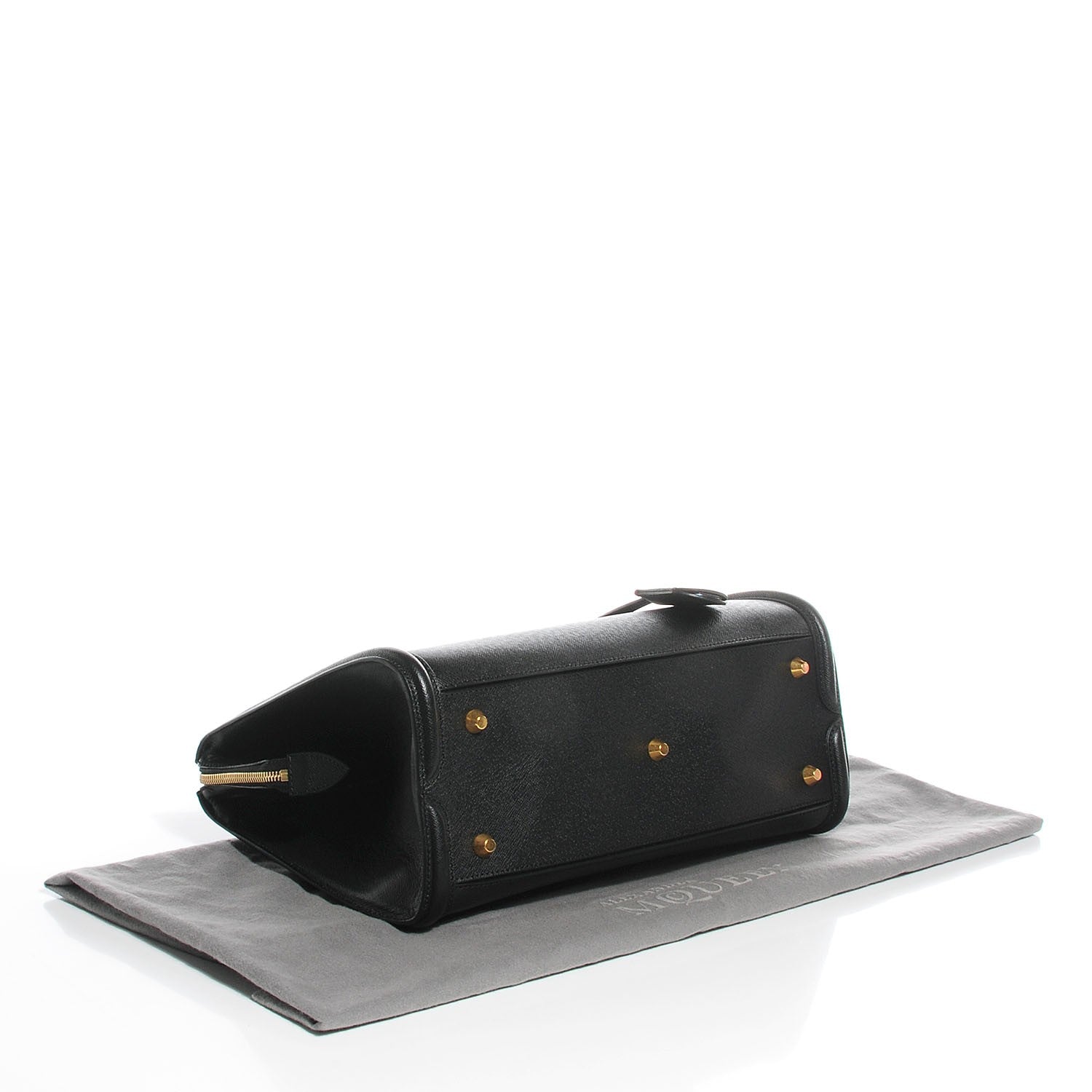Alexander McQueen Grained Calfskin Medium Heroine Black 4 of 9
