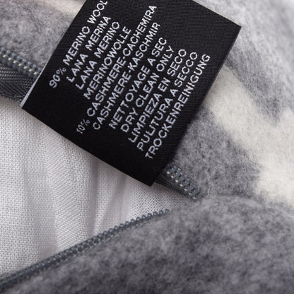 Hermes Wool Cashmere Avalon III Pillow PM Ecru Gris Clair 5 of 5