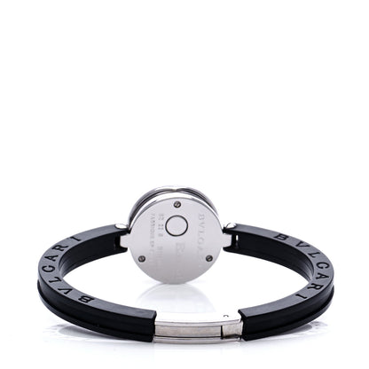 Bulgari Stainless Steel Rubber 22mm B.zero1 Quartz Watch Black 3 of 5