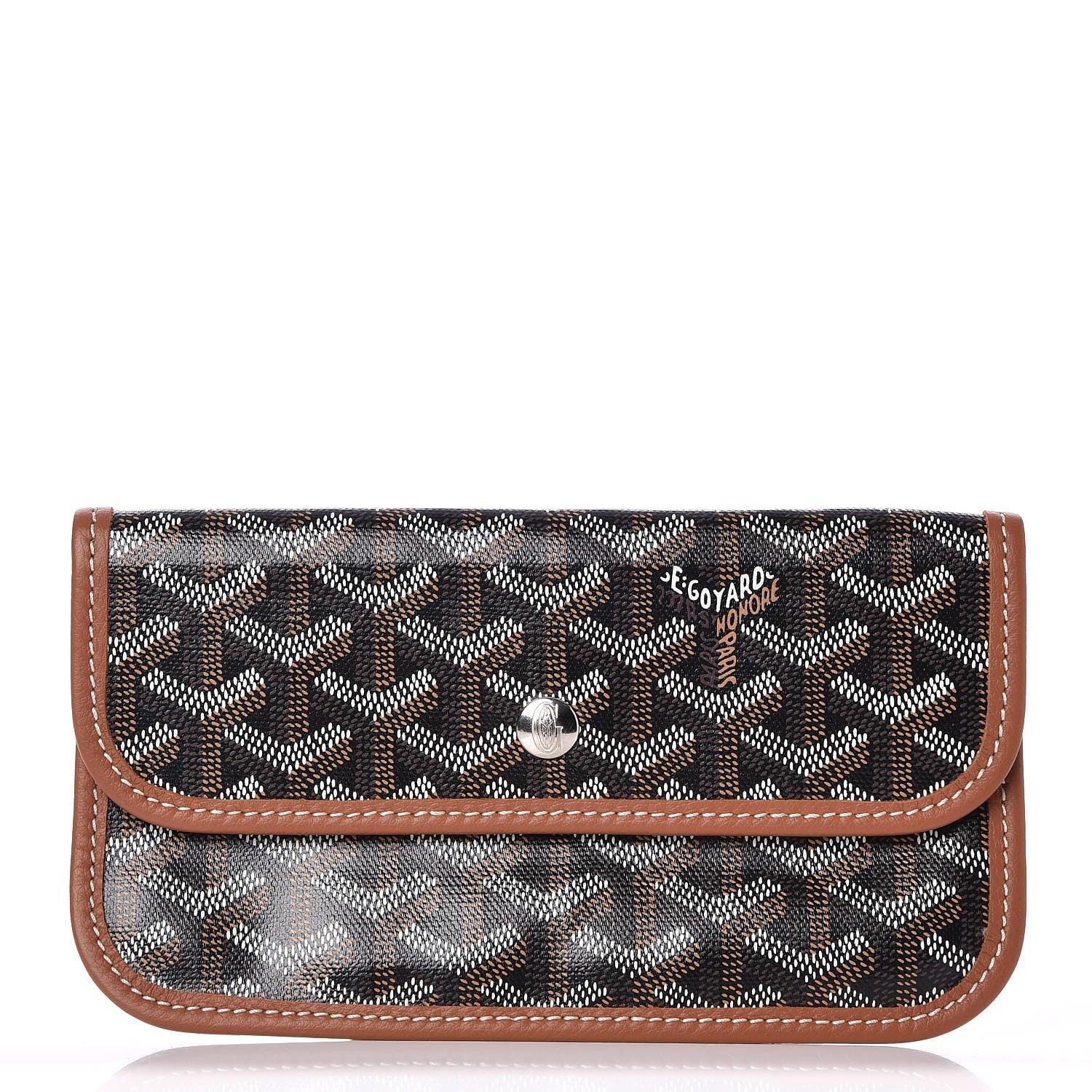 Goyard Goyardine Pouch Black Gold 1 of 6