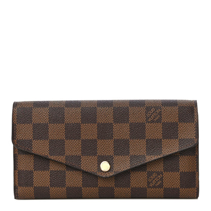 Louis Vuitton Damier Ebene Sarah Wallet NM 1 of 11