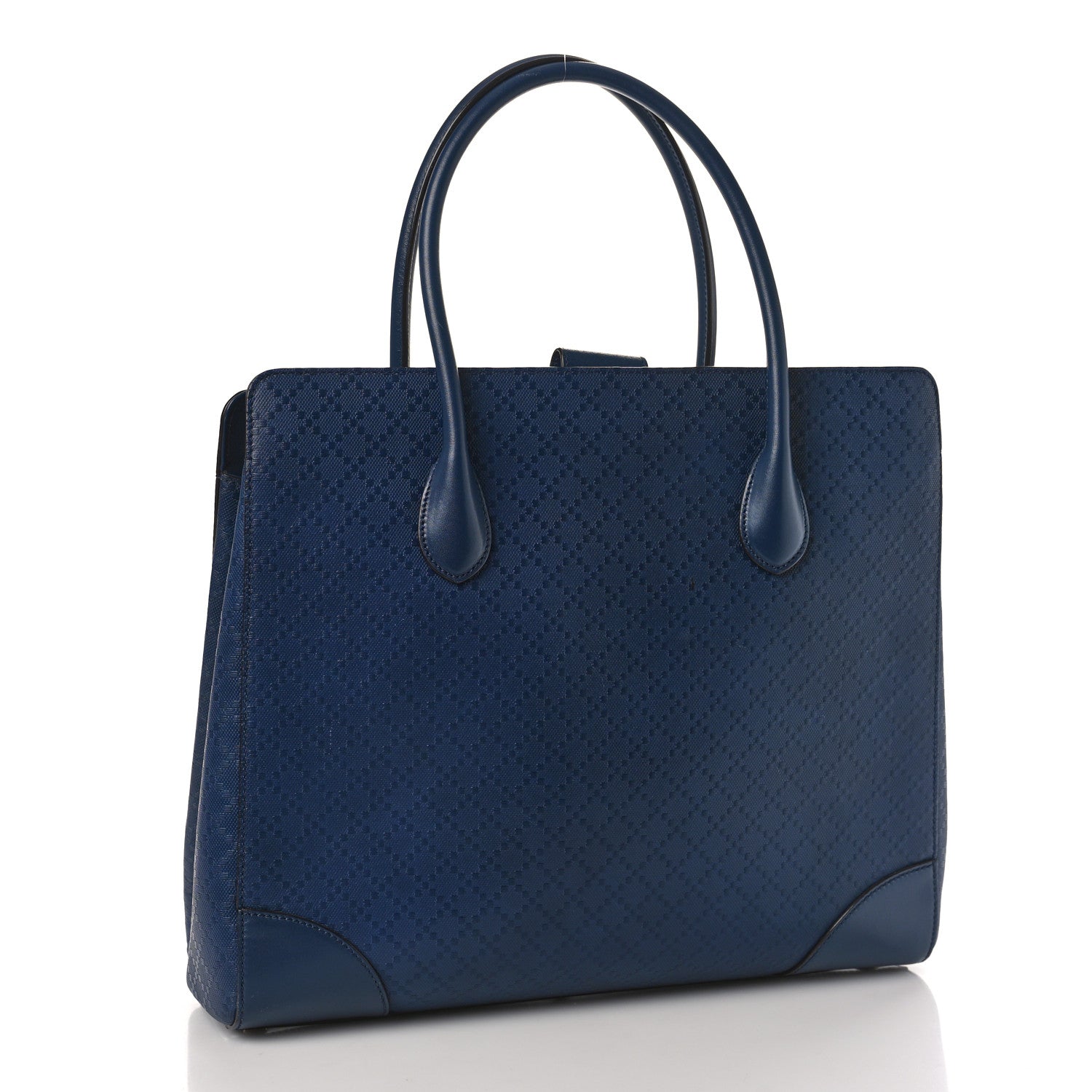 Gucci Hilary Lux Bright Diamante Medium Top Handle Bag Classic Marine 3 of 12