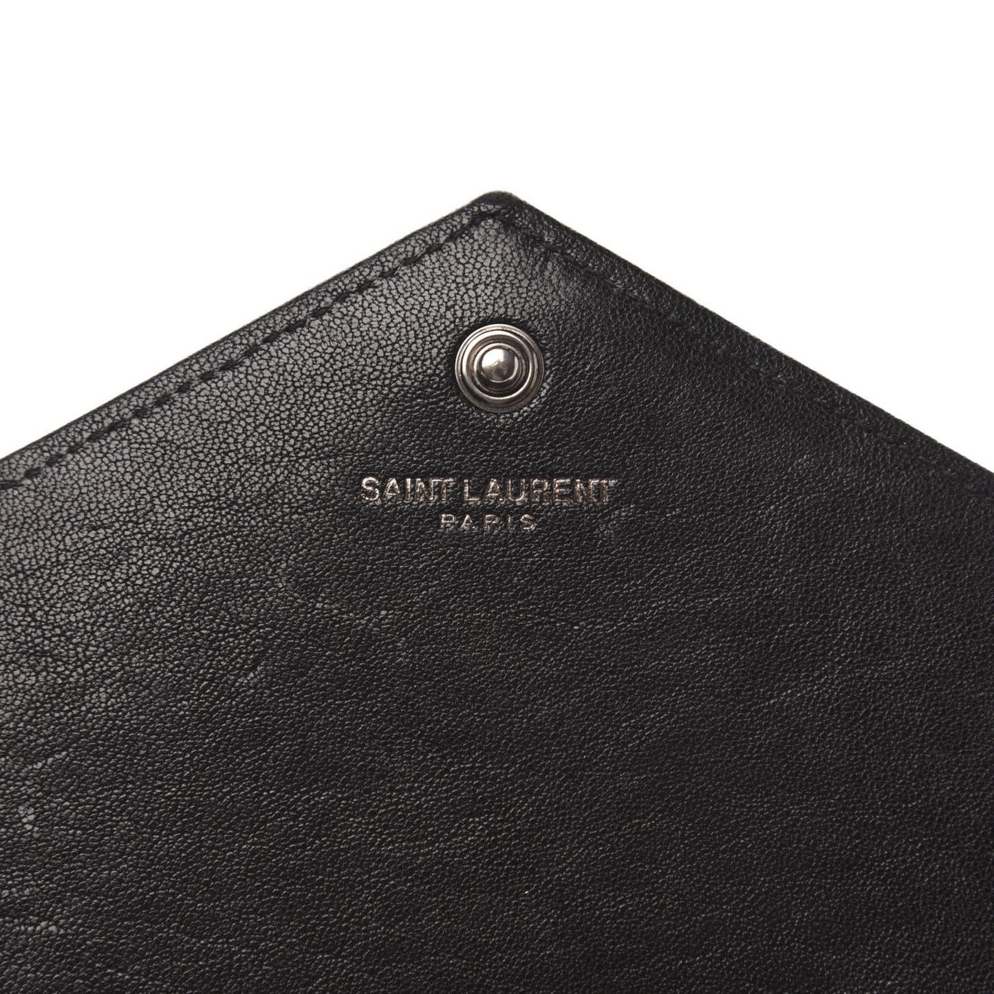 Lambskin Mixed Matelasse Monogram Charms Chain Wallet Black