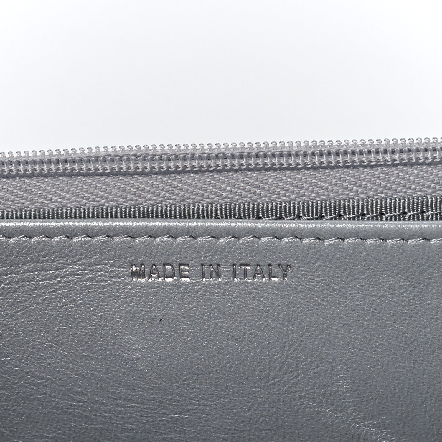 Chanel Metallic Caviar Quilted Wallet on Chain WOC Silver 7 of 11