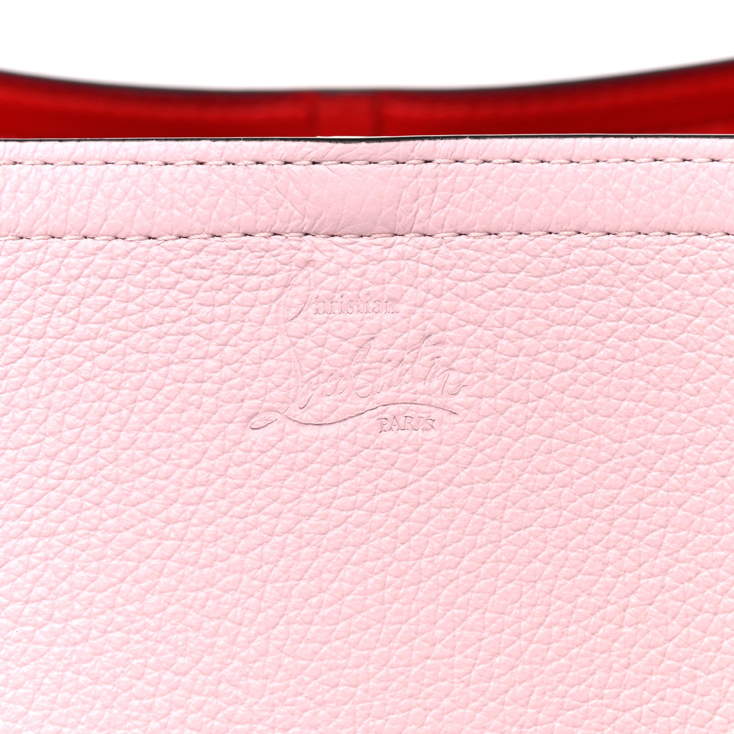 Christian Louboutin Calfskin Spiked Small Cabarock Shopper Tote Poupee 9 of 10