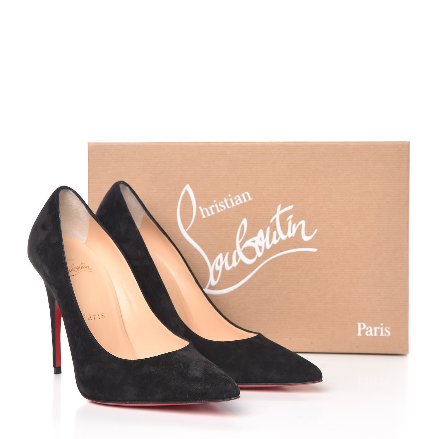 Christian Louboutin Veau Velours Alminette 100 Pumps 36 Black 11 of 11