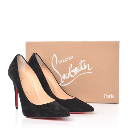 Christian Louboutin Veau Velours Alminette 100 Pumps 36 Black 11 of 11