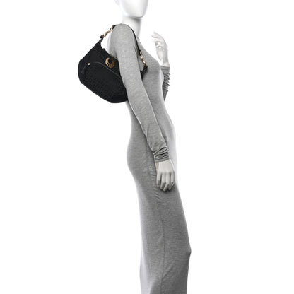 Fendi Zucchino Cuoio Chef Pocket Shoulder Bag Black 2 of 14