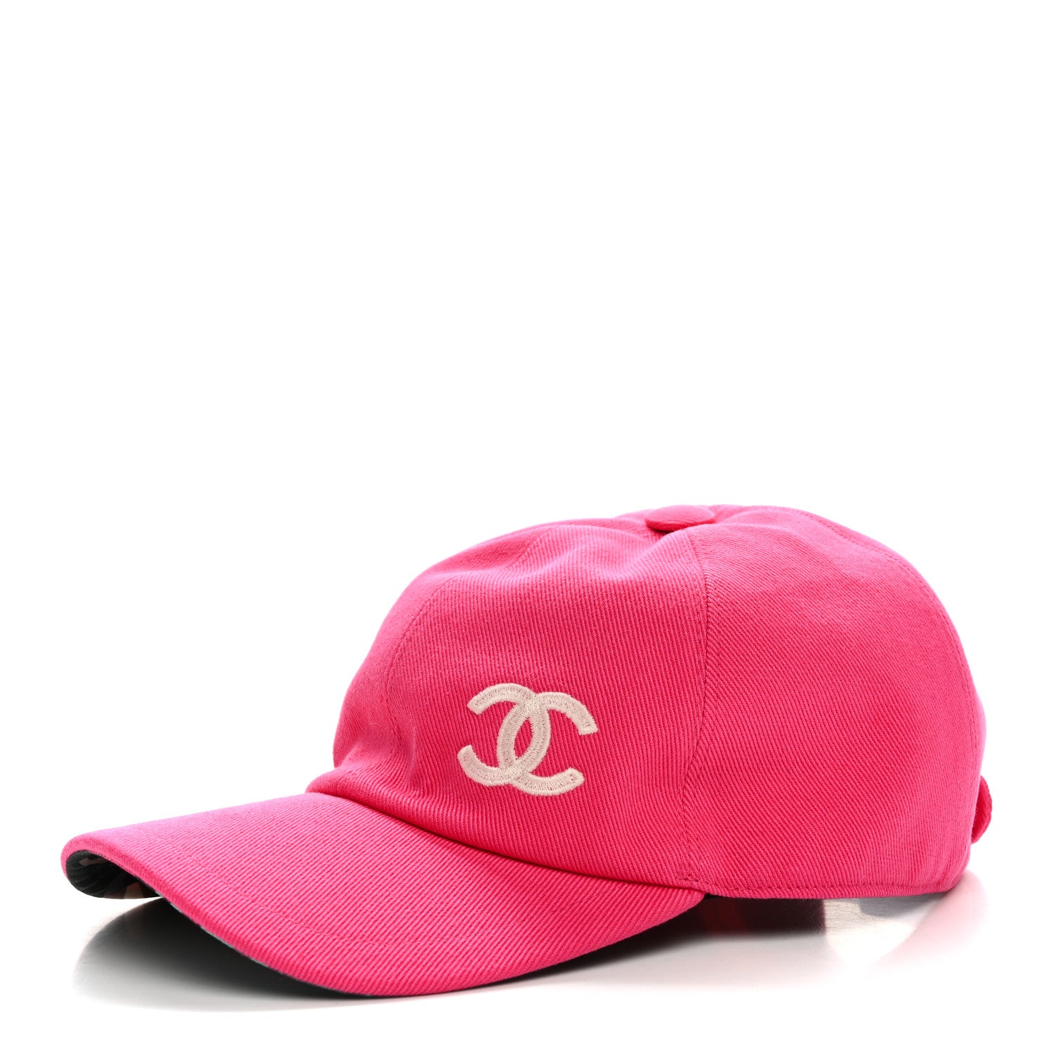 Chanel Cotton CC Cap Hat Fuchsia 1 of 8