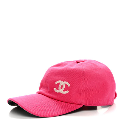 Chanel Cotton CC Cap Hat Fuchsia 1 of 8