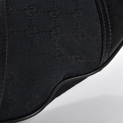 Gucci Monogram Medium New Britt Half Moon Hobo Black 8 of 8