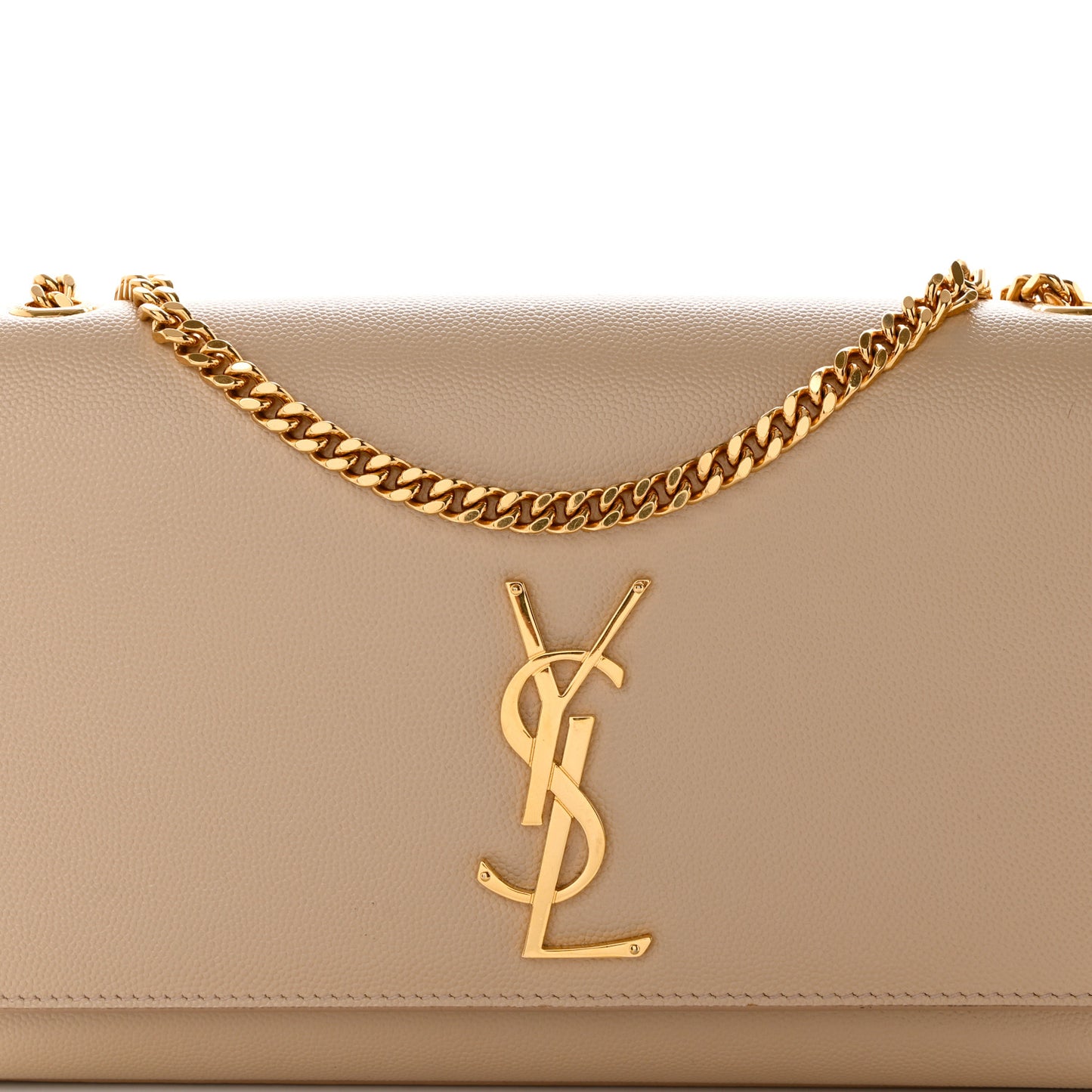 Grain De Poudre Medium Monogram Kate Satchel Nude Powder