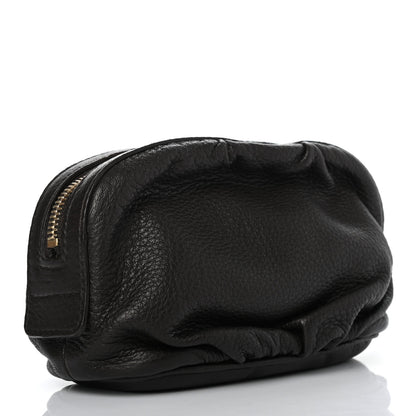 Gucci Deerskin Medium Bamboo Cosmetic Case Dark Brown 3 of 7