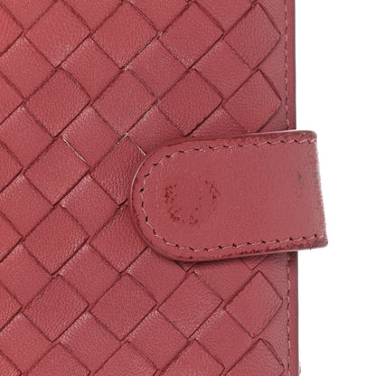 Bottega Veneta Nappa Intrecciato Continental Snap Wallet Corallo 8 of 15