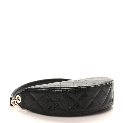 Chanel Caviar Quilted Clutch With Chain Black 4 of 10