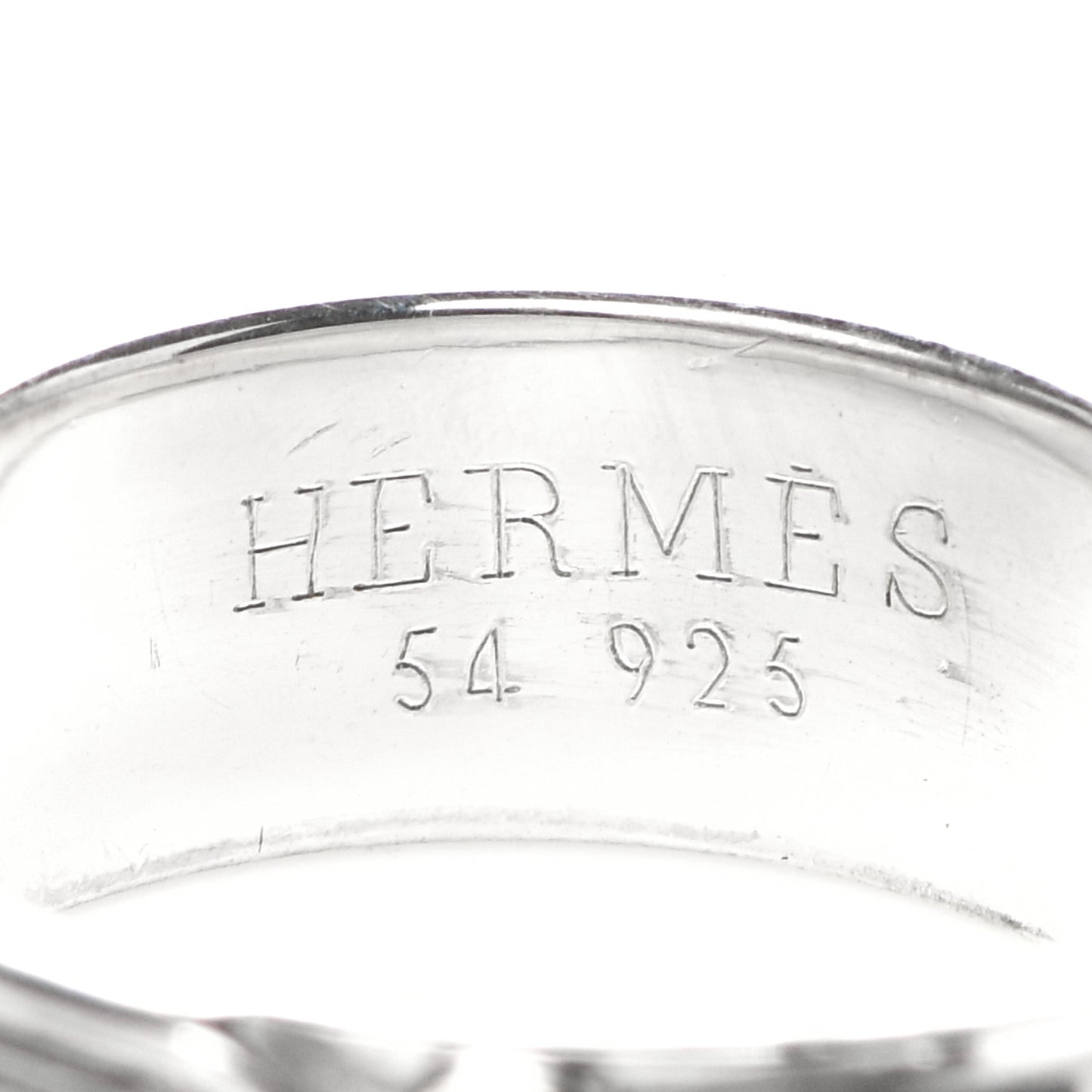 Sterling Silver 18K Yellow Artemis Ribbon Ring 54 6.75