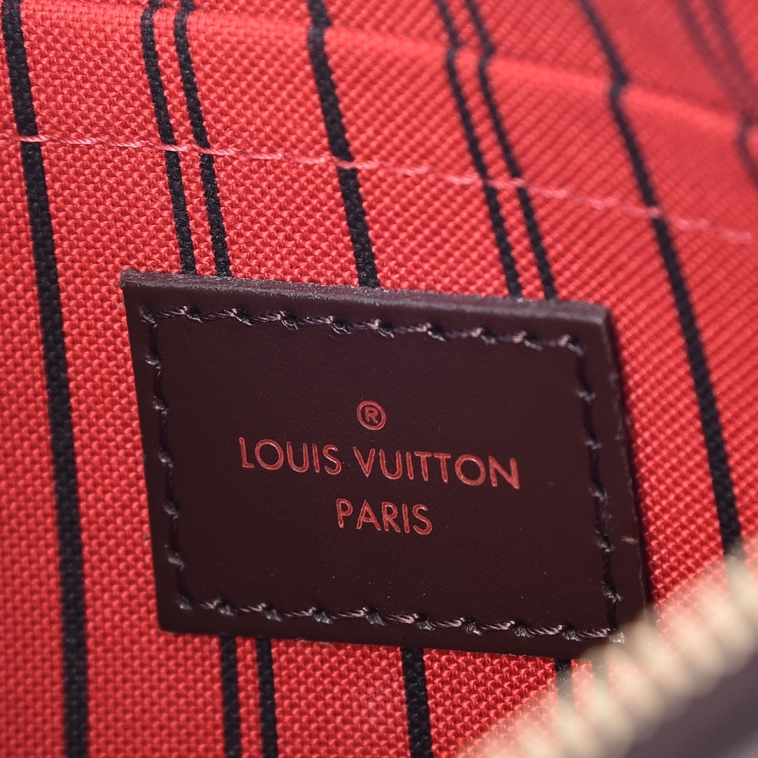 Louis Vuitton Damier Ebene Neverfull MM GM Pochette 6 of 8