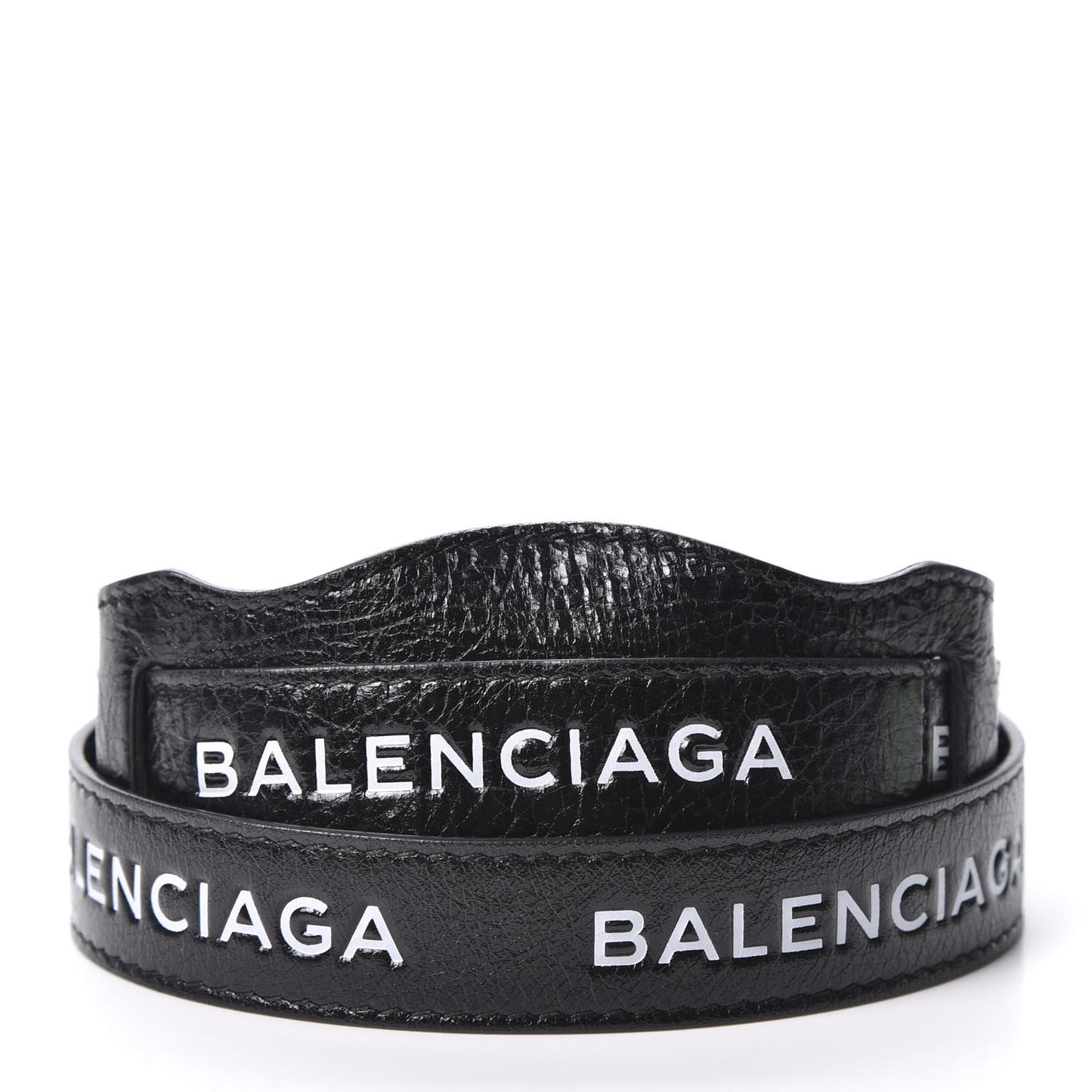 Agneau Classic Hardware Logo Shoulder Strap Black