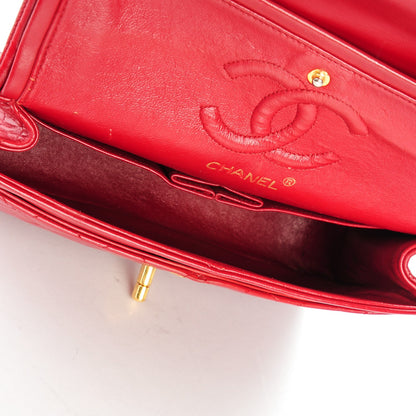 Chanel Lambskin Quilted Small Double Flap Red 5 of 8