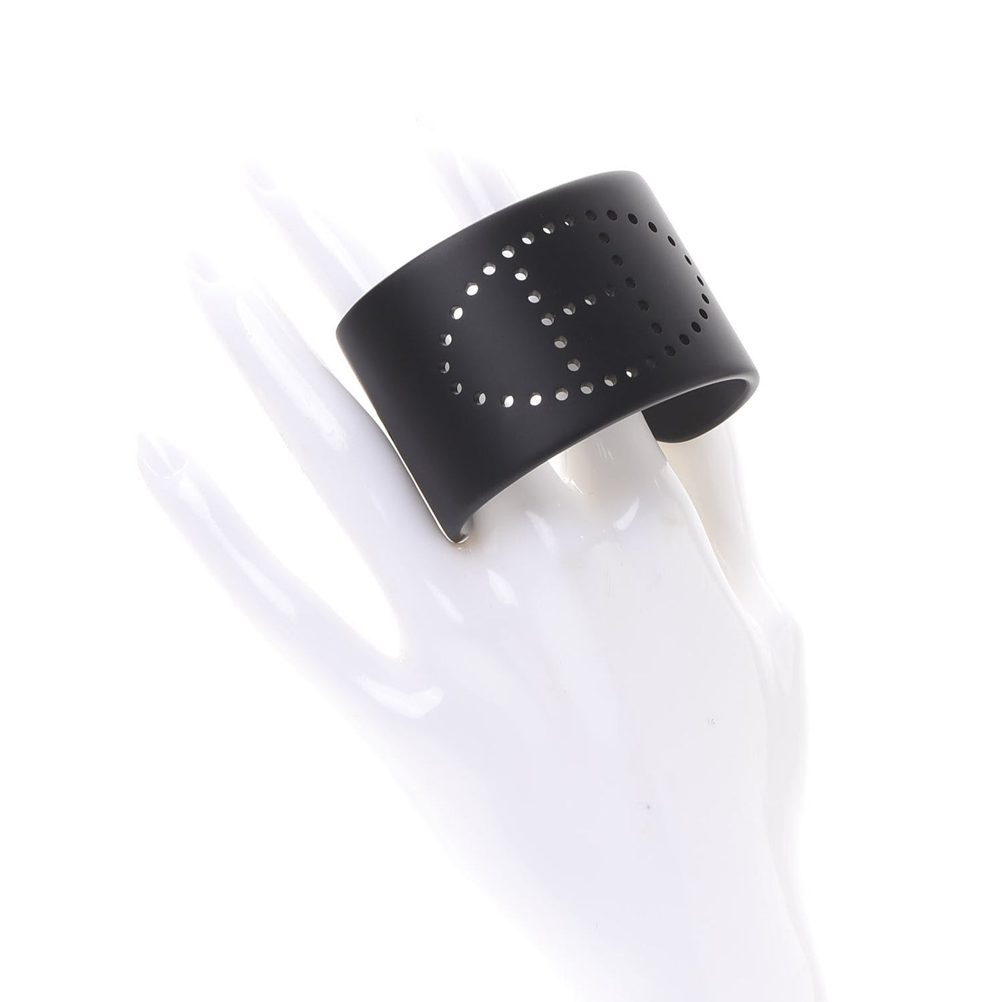 Aluminium Evelyne Sunset Cuff Bracelet T3 Black