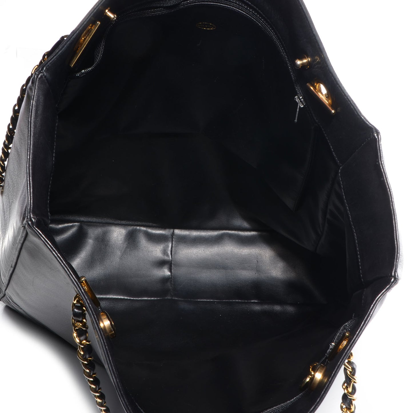 Lambskin Shoulder Bag Black