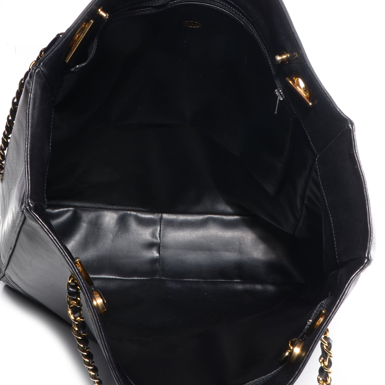 Chanel Lambskin Shoulder Bag Black 5 of 7