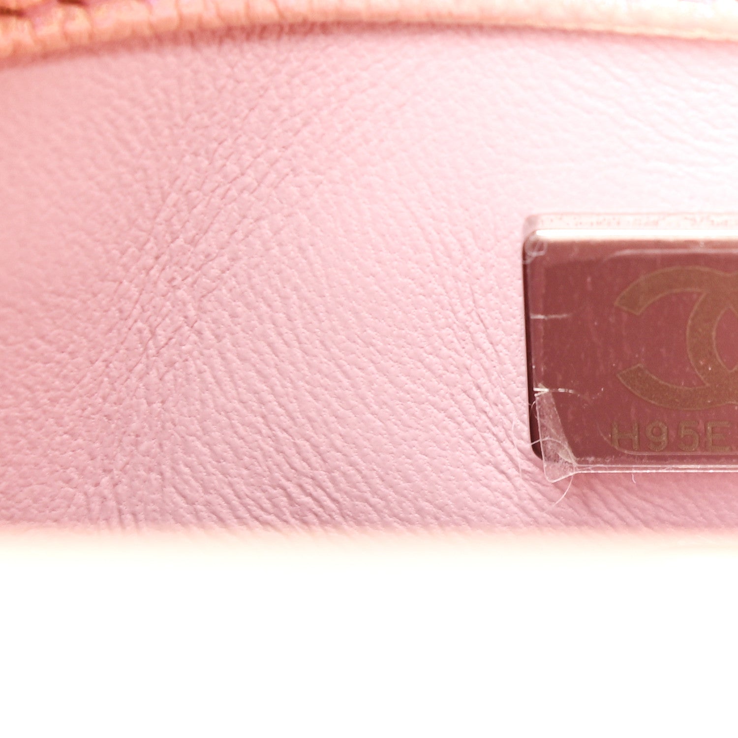 Chanel Iridescent Caviar Quilted Extra Mini Coco Handle Flap Light Pink 7 of 9