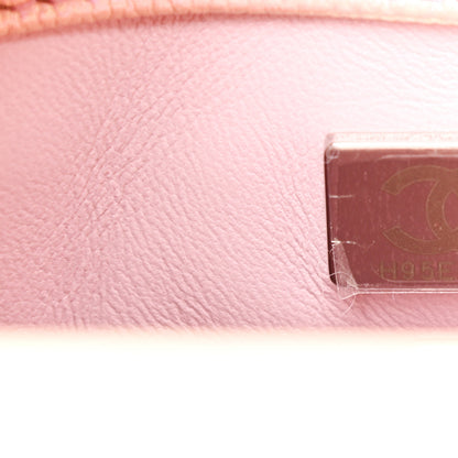 Chanel Iridescent Caviar Quilted Extra Mini Coco Handle Flap Light Pink 7 of 9