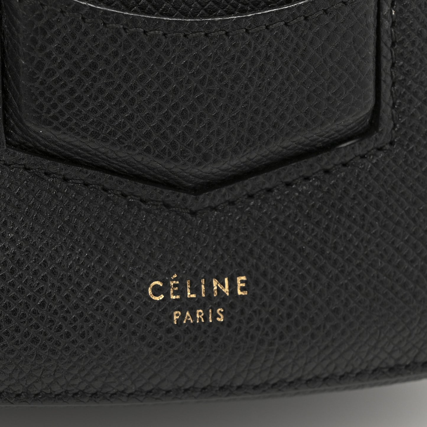 Grained Calfskin Small Trotteur Black
